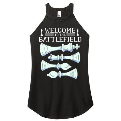 Cool Chess Welcome To The Battlefield Women's Perfect Tri Rocker Tank