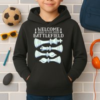 Cool Chess Welcome To The Battlefield Kids Hoodie
