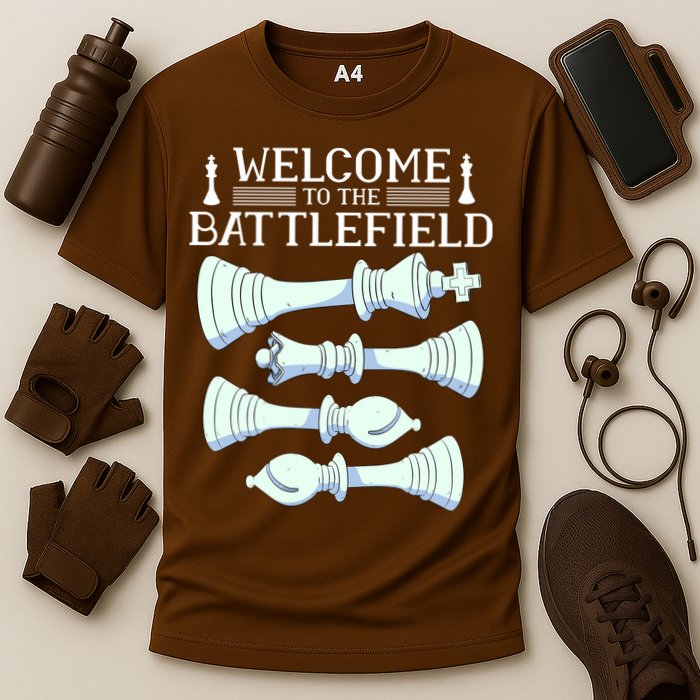 Cool Chess Welcome To The Battlefield Performance Shirt