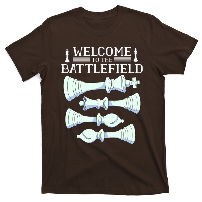 Cool Chess Welcome To The Battlefield T-Shirt