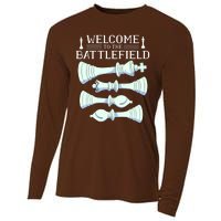 Cool Chess Welcome To The Battlefield Cooling Performance Long Sleeve Crew