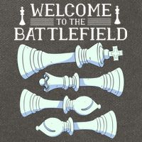 Cool Chess Welcome To The Battlefield Cotton Canvas Backpack