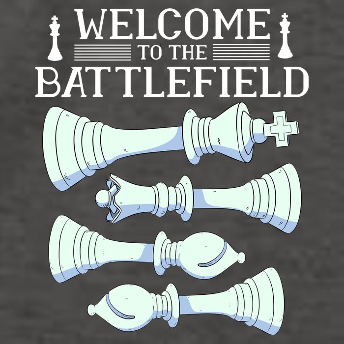 Cool Chess Welcome To The Battlefield Vector Backpack