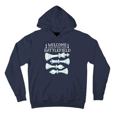 Cool Chess Welcome To The Battlefield Hoodie