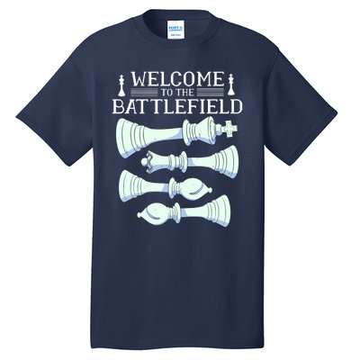 Cool Chess Welcome To The Battlefield Tall T-Shirt