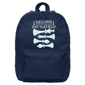 Cool Chess Welcome To The Battlefield 16 in Basic Backpack