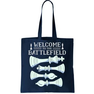 Cool Chess Welcome To The Battlefield Tote Bag