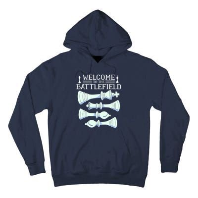 Cool Chess Welcome To The Battlefield Tall Hoodie