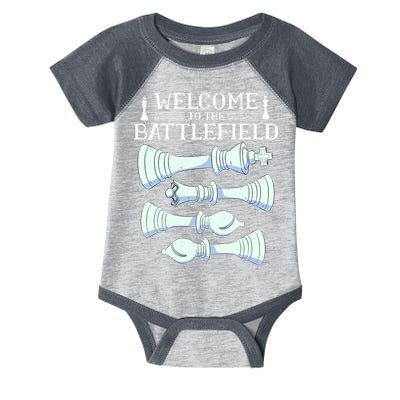 Cool Chess Welcome To The Battlefield Infant Baby Jersey Bodysuit