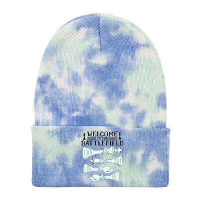 Cool Chess Welcome To The Battlefield Tie Dye 12in Knit Beanie