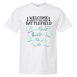 Cool Chess Welcome To The Battlefield Garment-Dyed Heavyweight T-Shirt