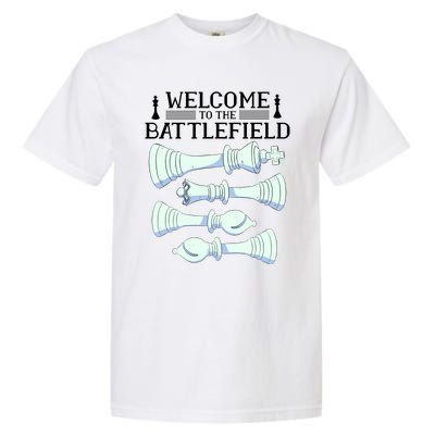 Cool Chess Welcome To The Battlefield Garment-Dyed Heavyweight T-Shirt