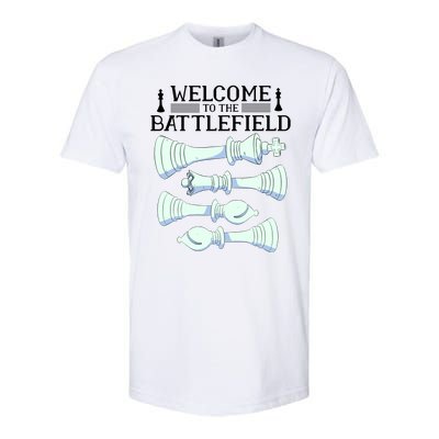 Cool Chess Welcome To The Battlefield Softstyle® CVC T-Shirt