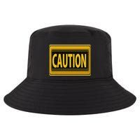 Caution Caution Warning Watch Out Proceed With Care Cool Comfort Performance Bucket Hat