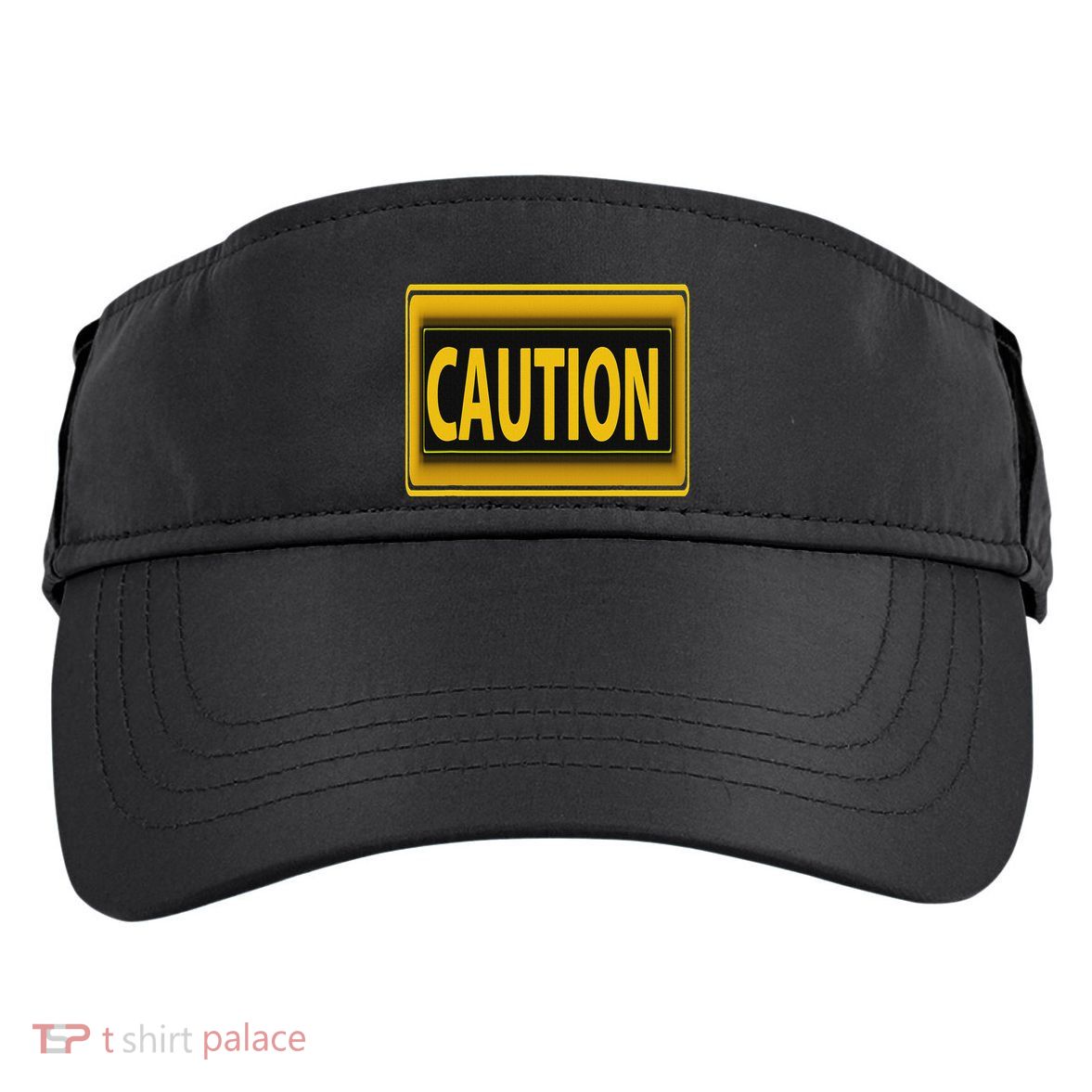 Caution Caution Warning Watch Out Proceed With Care Adult Drive Performance Visor