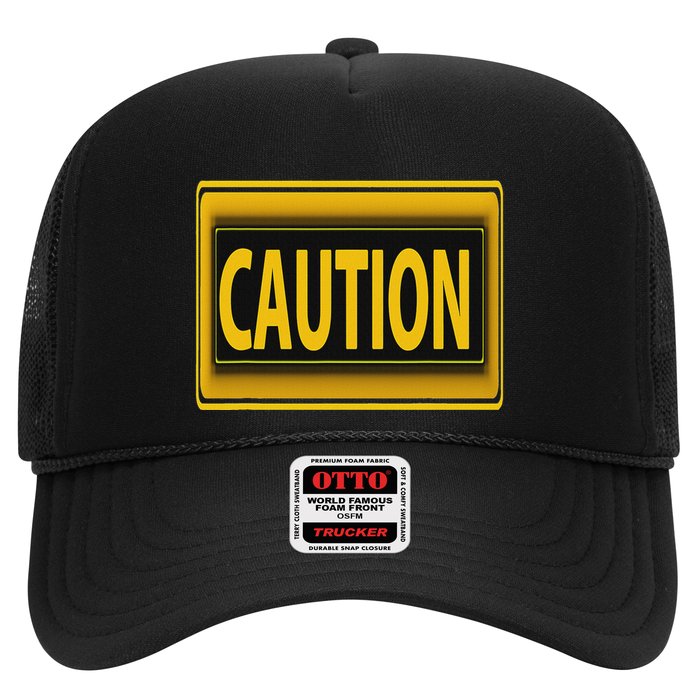 Caution Caution Warning Watch Out Proceed With Care Hat