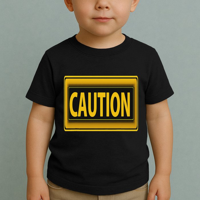 Caution Caution Warning Watch Out Proceed With Care Toddler T-Shirt