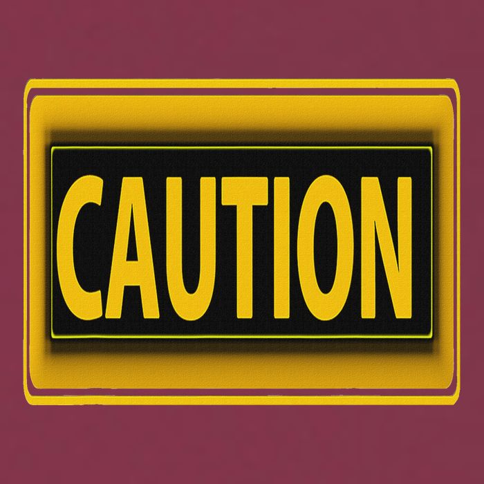 Caution Caution Warning Watch Out Proceed With Care 16oz Travel Tumbler