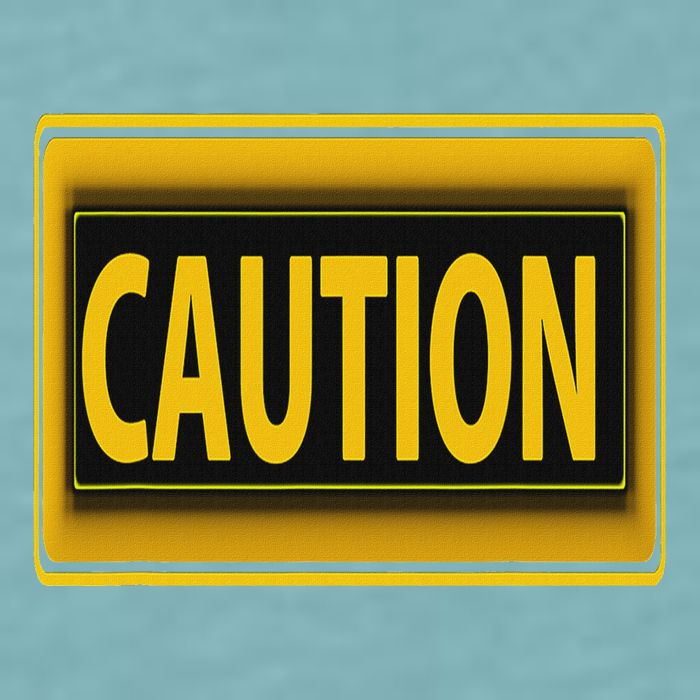 Caution Caution Warning Watch Out Proceed With Care Sueded Cloud Jersey T-Shirt