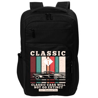 Classic Cars Will Not Go Extinct 2021 Woodward Ave M1 Impact Tech Backpack