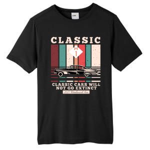 Classic Cars Will Not Go Extinct 2021 Woodward Ave M1 Tall Fusion ChromaSoft Performance T-Shirt