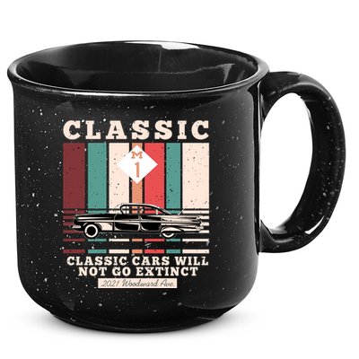 Classic Cars Will Not Go Extinct 2021 Woodward Ave M1 15oz Campfire Ceramic Mug