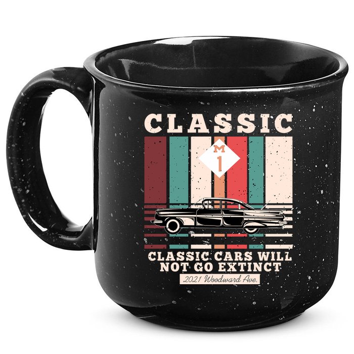 Classic Cars Will Not Go Extinct 2021 Woodward Ave M1 15oz Campfire Ceramic Mug