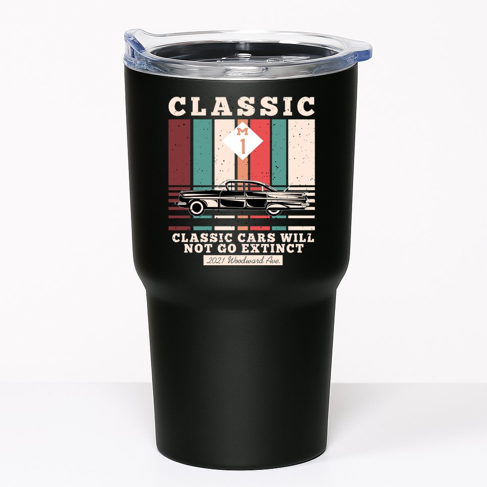 Classic Cars Will Not Go Extinct 2021 Woodward Ave M1 Tumbler