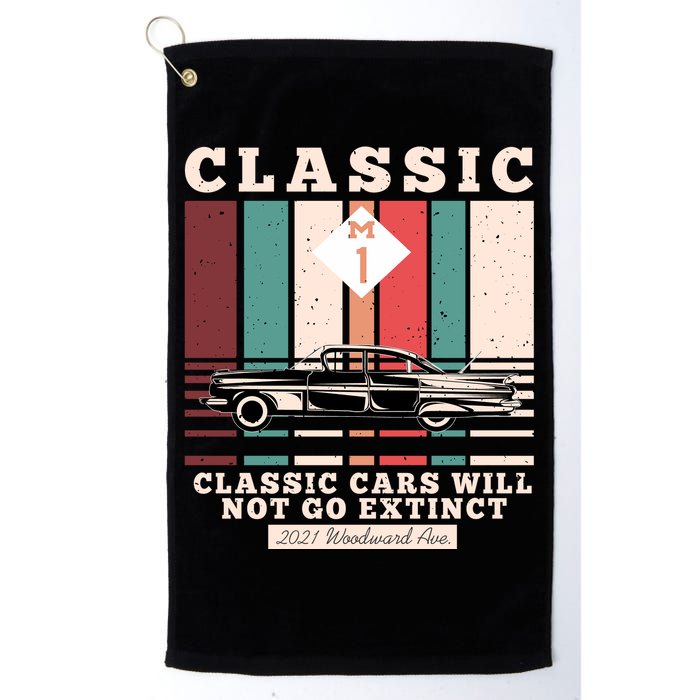Classic Cars Will Not Go Extinct 2021 Woodward Ave M1 Golf Towel