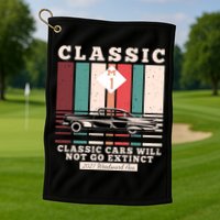 Classic Cars Will Not Go Extinct 2021 Woodward Ave M1 Golf Towel