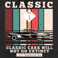 Classic Cars Will Not Go Extinct 2021 Woodward Ave M1 Golf Towel