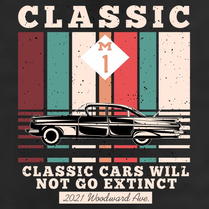 Classic Cars Will Not Go Extinct 2021 Woodward Ave M1 Golf Towel