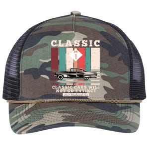 Classic Cars Will Not Go Extinct 2021 Woodward Ave M1 Retro Rope Trucker Hat Cap