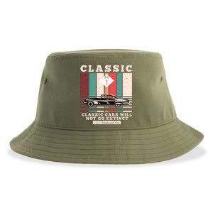 Classic Cars Will Not Go Extinct 2021 Woodward Ave M1 Sustainable Bucket Hat