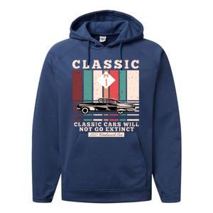 Classic Cars Will Not Go Extinct 2021 Woodward Ave M1 Performance Fleece Hoodie