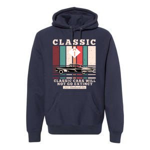 Classic Cars Will Not Go Extinct 2021 Woodward Ave M1 Premium Hoodie