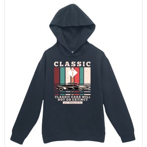 Classic Cars Will Not Go Extinct 2021 Woodward Ave M1 Urban Pullover Hoodie