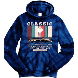 Classic Cars Will Not Go Extinct 2021 Woodward Ave M1 Tie Dye Hoodie