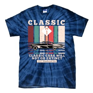 Classic Cars Will Not Go Extinct 2021 Woodward Ave M1 Tie-Dye T-Shirt