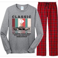 Classic Cars Will Not Go Extinct 2021 Woodward Ave M1 Long Sleeve Pajama Set