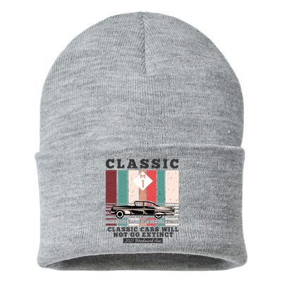 Classic Cars Will Not Go Extinct 2021 Woodward Ave M1 Sustainable Knit Beanie