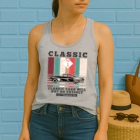 Classic Cars Will Not Go Extinct 2021 Woodward Ave M1 Womens Tank Top