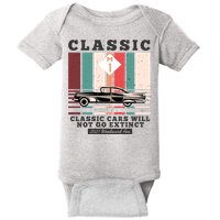 Classic Cars Will Not Go Extinct 2021 Woodward Ave M1 Baby Bodysuit