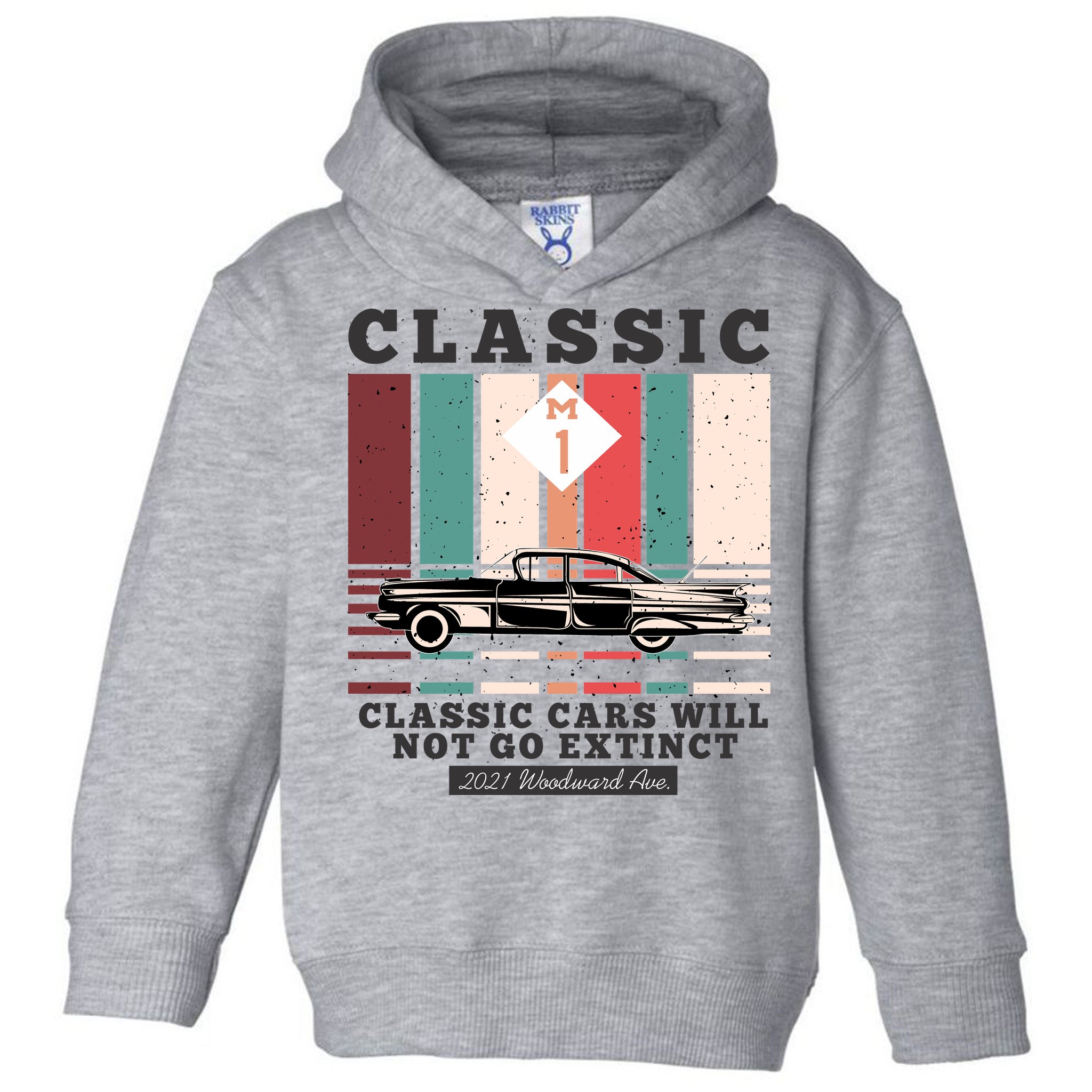 Classic Cars Will Not Go Extinct 2021 Woodward Ave M1 Toddler Hoodie