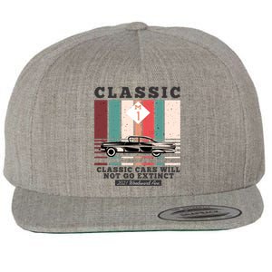 Classic Cars Will Not Go Extinct 2021 Woodward Ave M1 Wool Snapback Cap