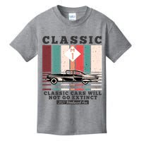 Classic Cars Will Not Go Extinct 2021 Woodward Ave M1 Kids T-Shirt