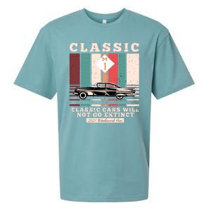 Classic Cars Will Not Go Extinct 2021 Woodward Ave M1 Sueded Cloud Jersey T-Shirt