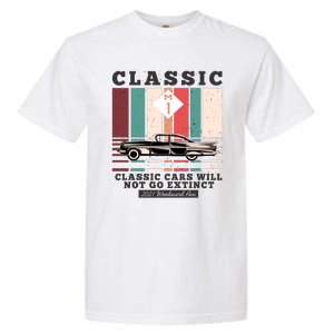 Classic Cars Will Not Go Extinct 2021 Woodward Ave M1 Garment-Dyed Heavyweight T-Shirt