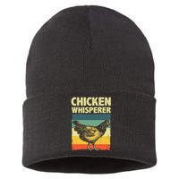 Cute Chicken Whisperer For Wo Chicken Farmer Lover Sustainable Knit Beanie