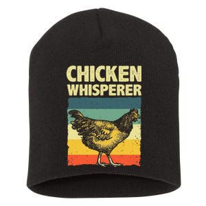 Cute Chicken Whisperer For Wo Chicken Farmer Lover Short Acrylic Beanie